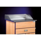 Top, Stainless Steel 3 sided edged