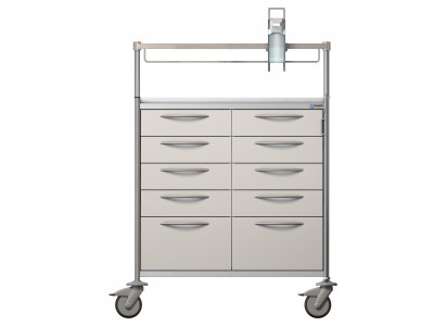 ISO Tray Cart - 2 Rows for trays 600 x 400 mm