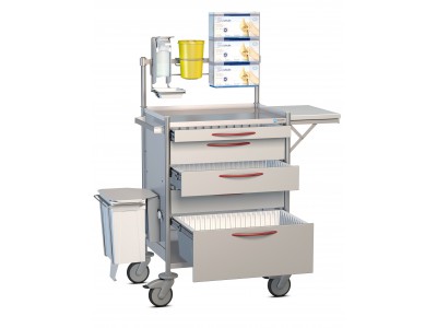 ISO Tray Cart - 1 Row for trays 600 x 400 mm