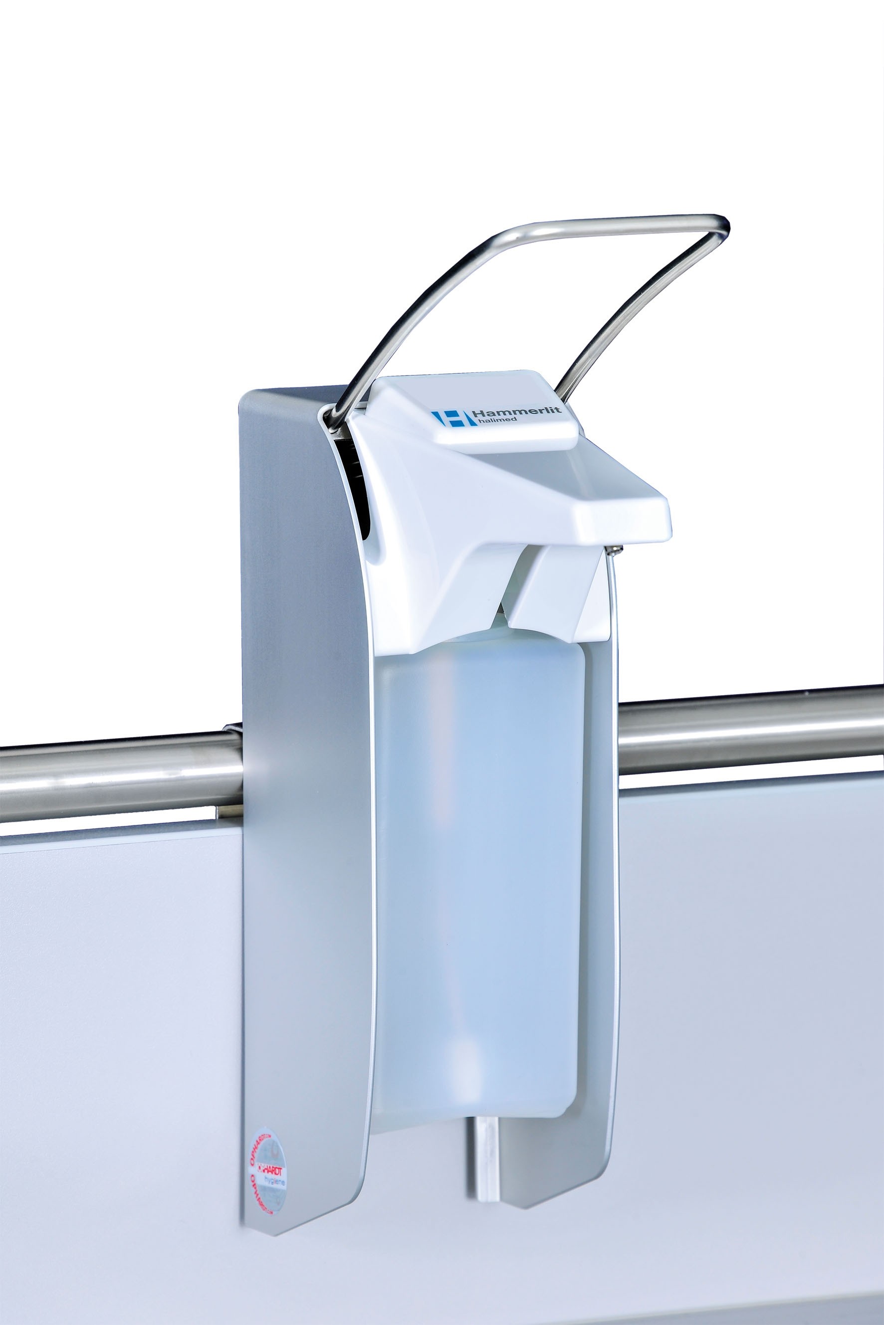 Halimedspender 500 ml, für Etagenwagen, mit Zählwerk