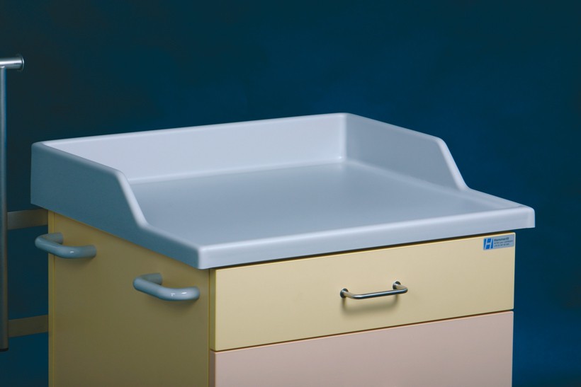 ABS-Top, aufgekantet,lichtgrau für Serien PX7/PX9