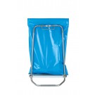 Clappy als Wandmodell mit eingespanntem Abfallsack