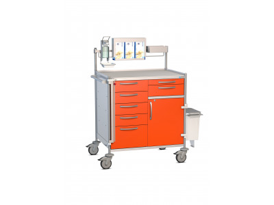 ISO Tray Cart - 2 Rows for trays 600 x 400 mm