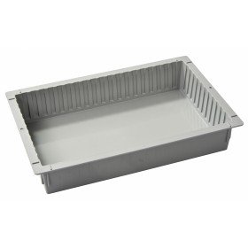 Closed ISO tray ABS, light grey
